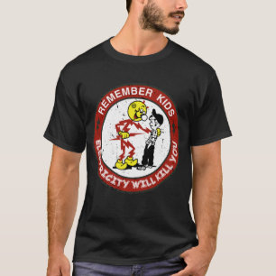 T-shirt Souvenez-vous que l'électricité pour enfants vous