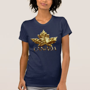 T-shirt Souvenir Canada pour femmes Feuille d'érab