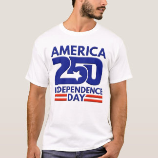 T-shirt Souvenir d'anniversaire du 250e anniversaire de l'