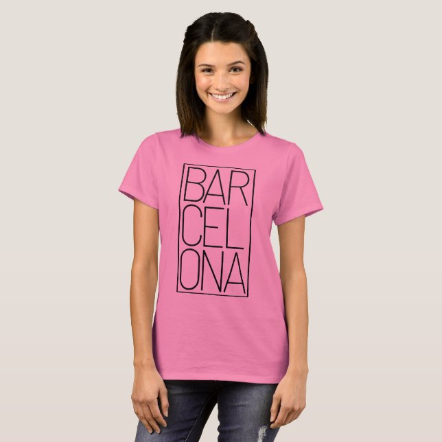 T-shirt Souvenir de Barcelone visiting Catalonia Spain (Devant entier)