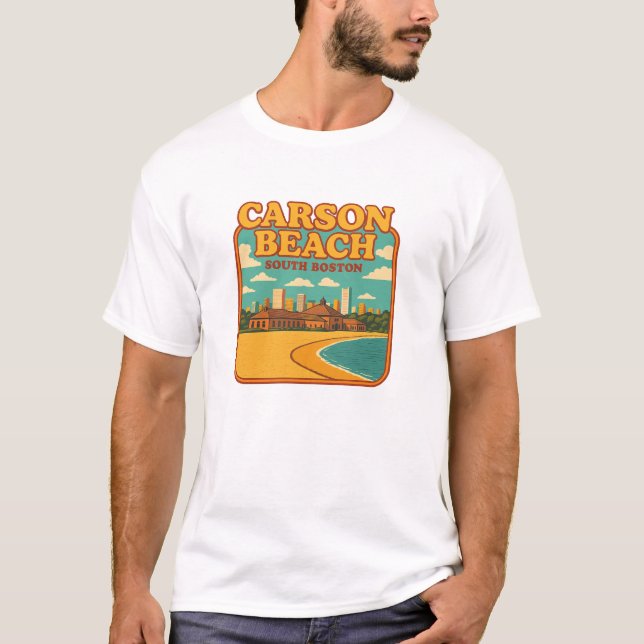 T-shirt Souvenir de Carson Beach  (Devant)