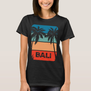 T-shirt Souvenir de coucher de soleil vintage surfer en In
