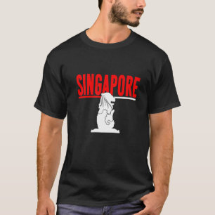 T-shirt Souvenir de destination touristique de Singapour