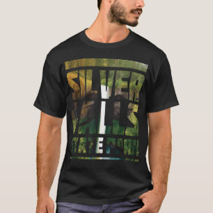 T-shirt Souvenir de la cascade du parc d'État de Silver Fa