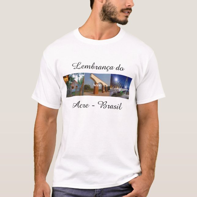 T-shirt souvenir de l'Acre Brésil (Devant)