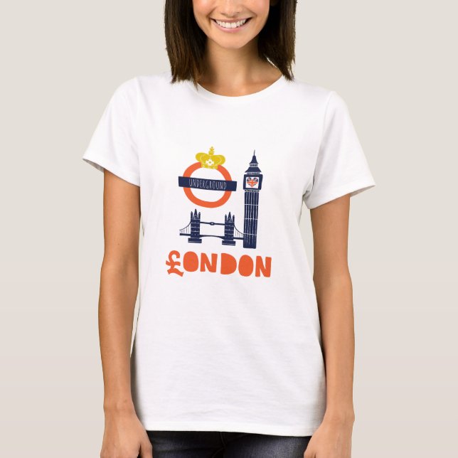 T-shirt Souvenir de Londres (Devant)