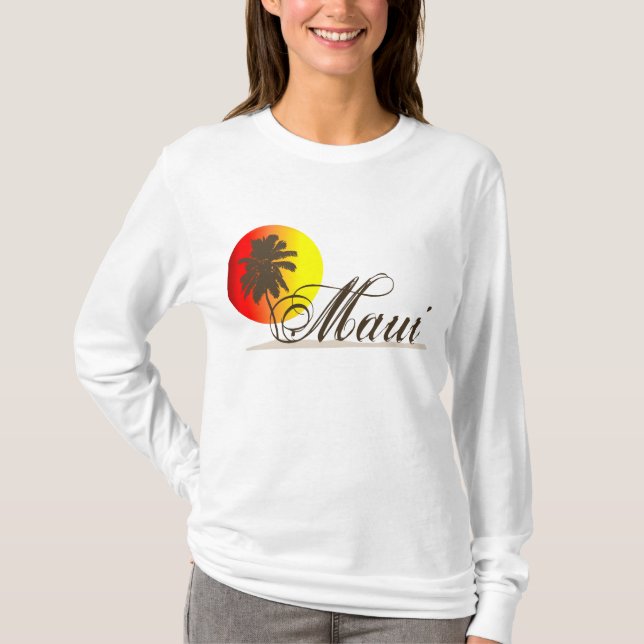 T-shirt Souvenir de Maui Hawaï (Devant)