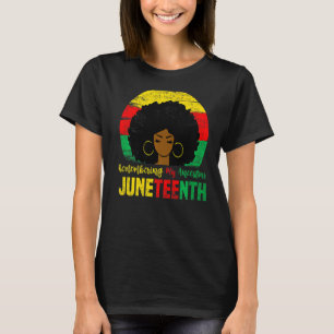 T-shirt Souvenir de mes ancêtres Black History Pride Afro