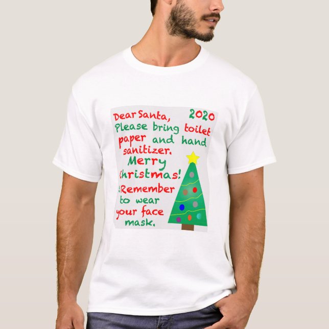 T-shirt Souvenir de Noël 2020 (Devant)