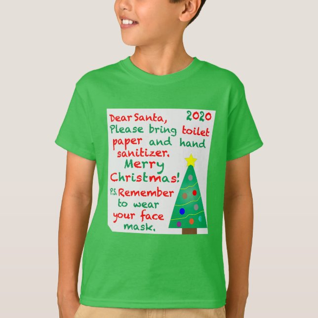 T-shirt Souvenir de Noël 2020 (Devant)