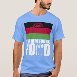T-shirt souvenir de nourriture de voyage amis Malawi