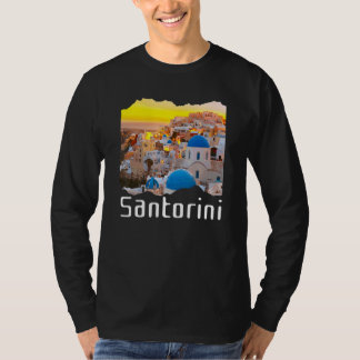 T-shirt Souvenir de Santorin Grèce