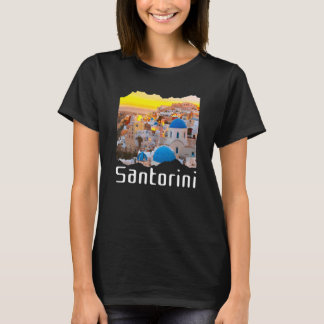 T-shirt Souvenir de Santorin Grèce