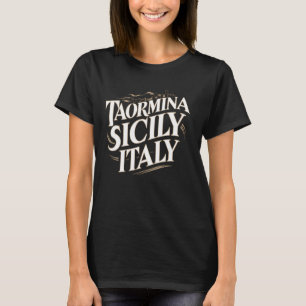 T-shirt Souvenir de Taormina Sicily Italy