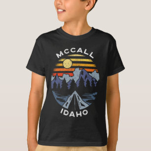 T-shirt Souvenir de vacances de camping dans les montagnes
