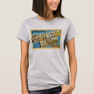 T-shirt Souvenir de Vintage voyage du Texas TX de plage de