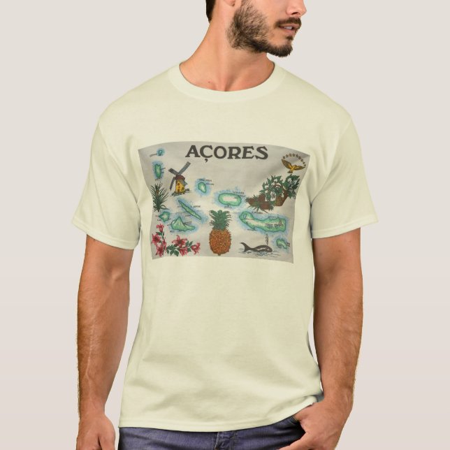 T-shirt Souvenir des Açores (Devant)