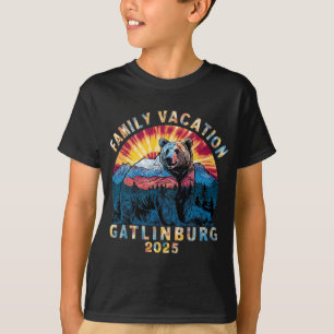 T-shirt Souvenir d'oursi Famille Vacances Tennessee Gatlin
