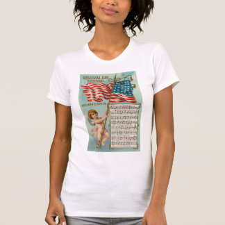 T-shirt Souvenir du jour commémoratif Rouge, Blanc, Bleu