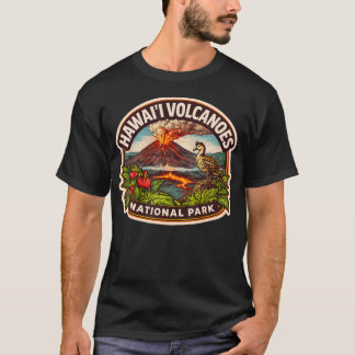 T-shirt Souvenir du Parc national des volcans d'Hawaï Hawa
