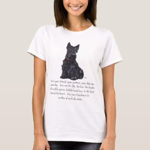 T-shirt Souvenir du Terrier Écossais - Chien MÂLE