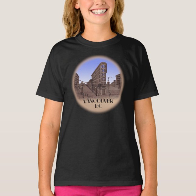 T-shirt souvenir enfant Vancouver Tee - shirt biol (Devant)