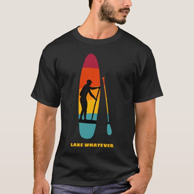 T-shirt Souvenir personnalisé Stand Up Paddle Board SUP (Devant)