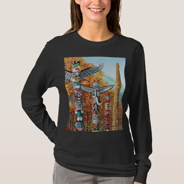T-shirt Souvenir Vancouver Chemises d'art Vancouve (Devant)