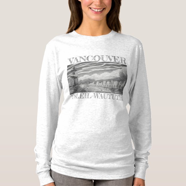 T-shirt Souvenir Vancouver Chemises d'art Vancouve (Devant)