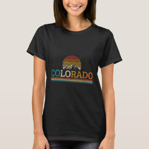 T-shirt Souvenir Vintage Colorado - Clic Noir Homme Petit