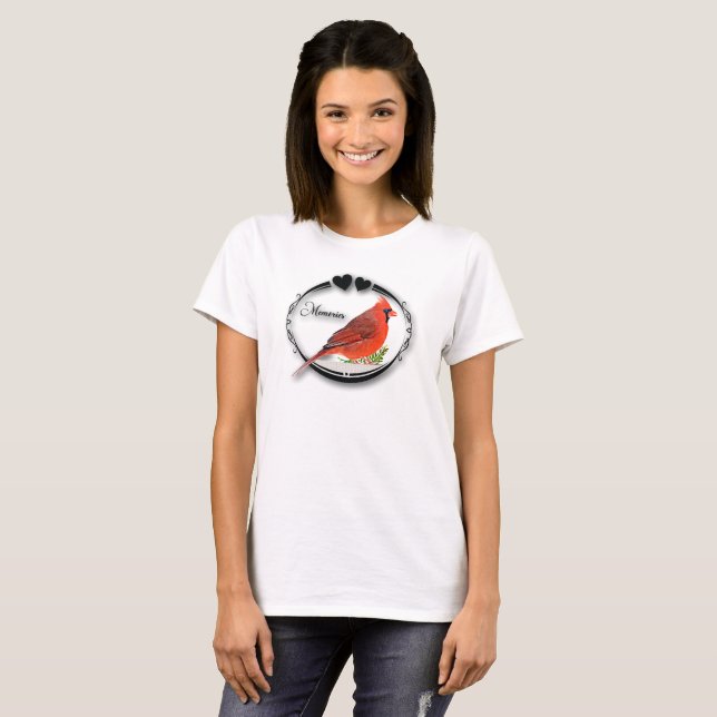 T-shirt Souvenirs - Cardinal Rouge (Devant entier)