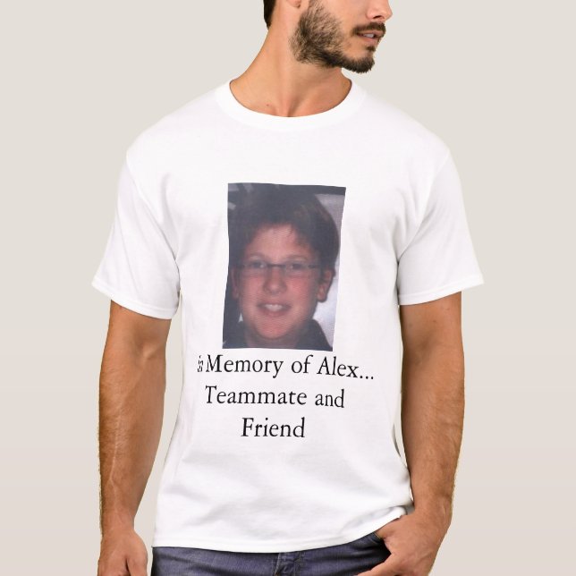 T-shirt Souvenirs d'Alex (Devant)