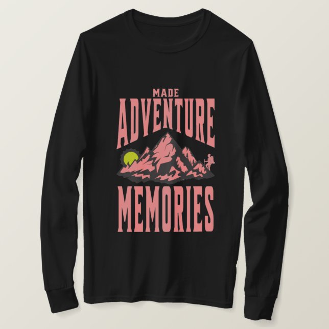 T-shirt Souvenirs d'aventure Bébé  (Design devant)