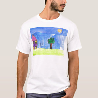 T-shirt Souvenirs de l'illustration de votre enfant