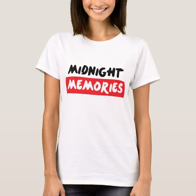 T-shirt Souvenirs de minuit, énoncé Tee (Devant)