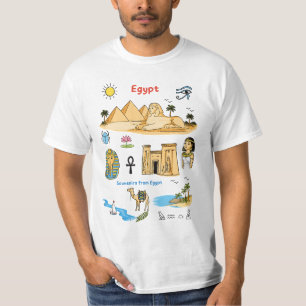 T-shirt Souvenirs d'Égypte
