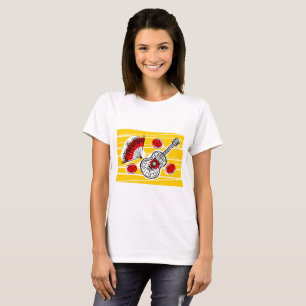 T-shirt Souvenirs espagnol horizontal