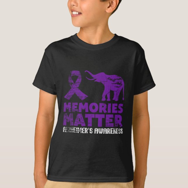 T-shirt Souvenirs Problème Heimerheimer - Eléphant pourpre (Devant)