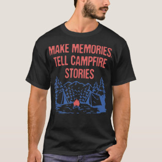 T-shirt Souvenirs Raconter des histoires de feu de camp Ca