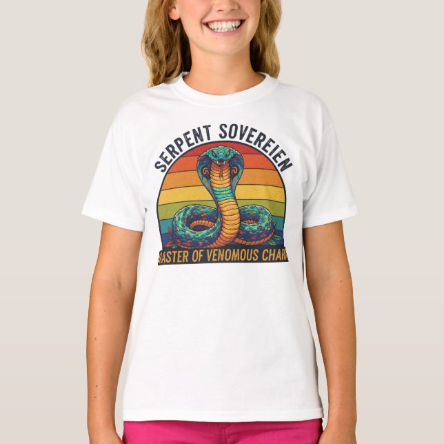 T-shirt Souverain Serpent Cobra  (Devant)