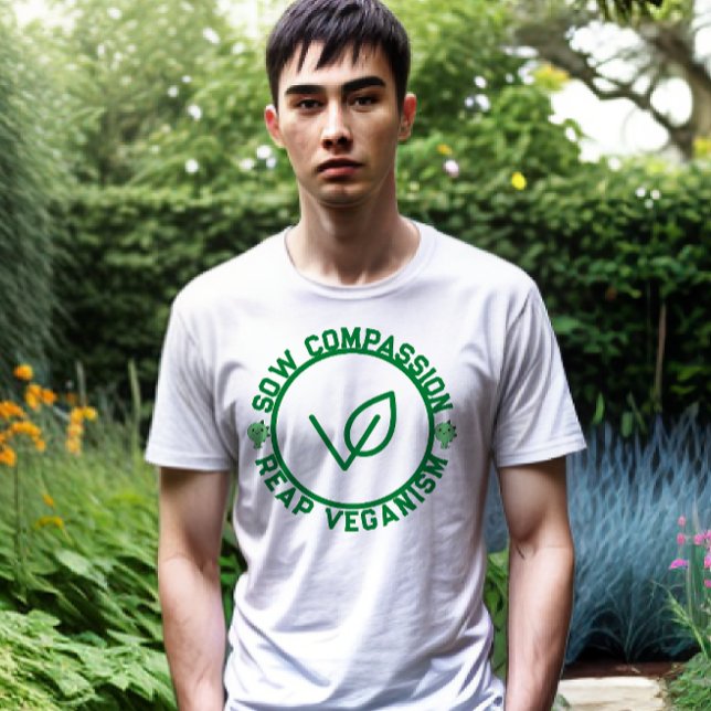 T-shirt Sow Compassion, Reap Veganism - Vegan écologique (Créateur téléchargé)