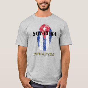 T-shirt Soy Cuba I Am Cuba Patria Y Vida Light