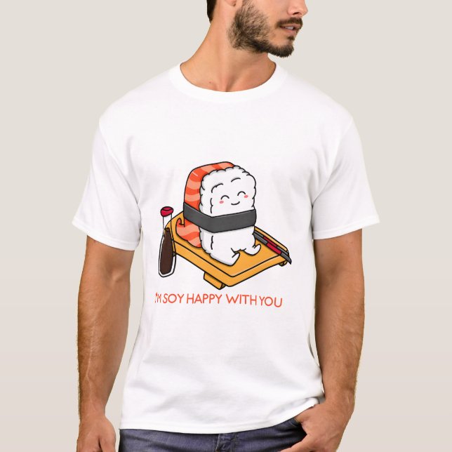 T-shirt Soy Happy Sushi (Devant)