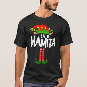 T-shirt Soy La Mamita Elf Famille Groupe Correspondant En 