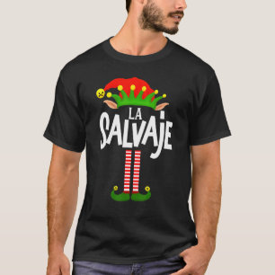 T-shirt Soy La Salvaje Groupe De Famille Elf Correspondant