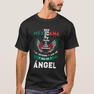 T-shirt Soy Mexicana Cadeaux Drôle Mexicain Dit Mexicain P