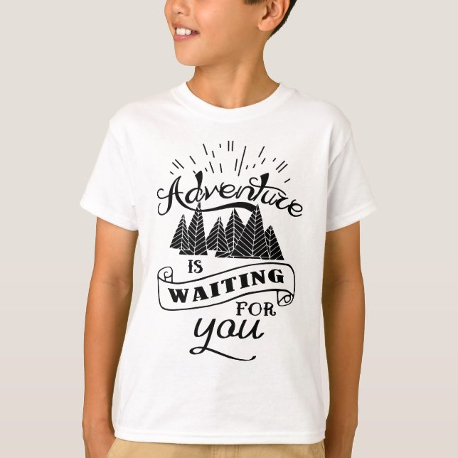 T-shirt Soyez aventureux ! Garçon' (Devant)