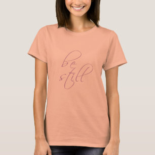 T-shirt Soyez calme et connaître Psalm 46:10 chemise scrip