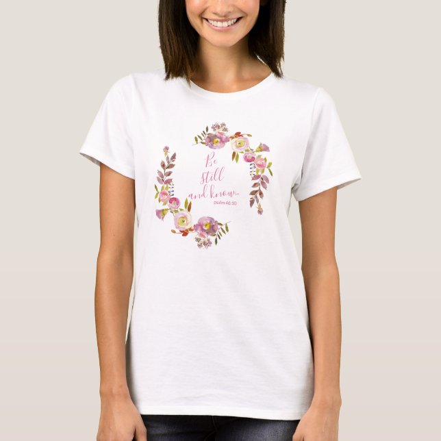 T-shirt Soyez Calme Et Sachez (Devant)