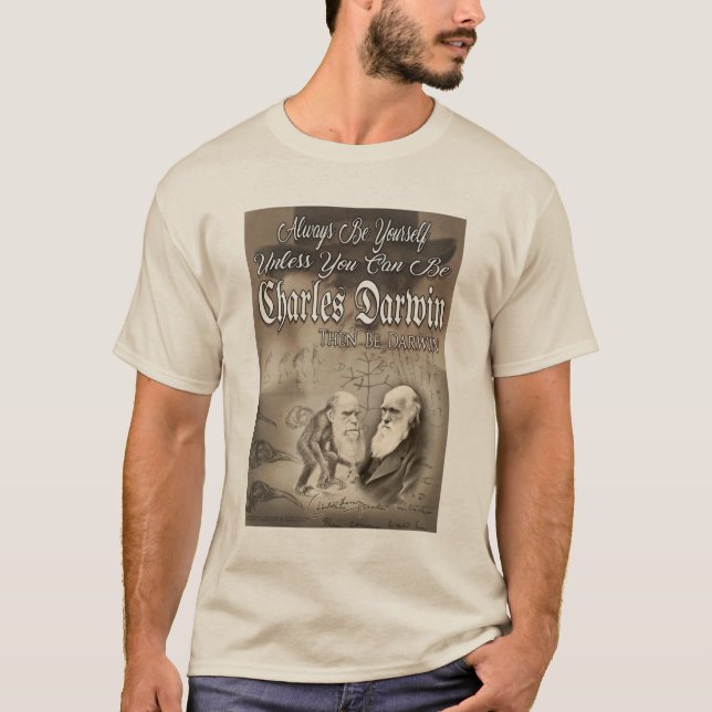 T-shirt Soyez Charles Darwin (Devant)